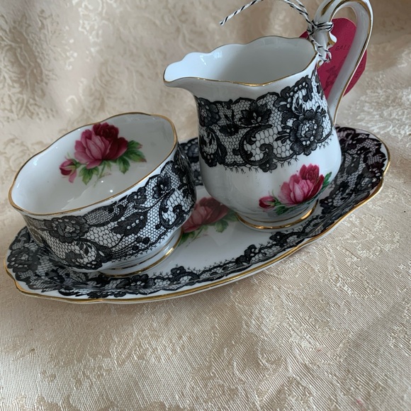 Vintage Royal Albert SENORITA Sugar & Creamer3 PC Set